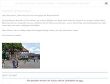 Tablet Screenshot of michaelschule-reken.de